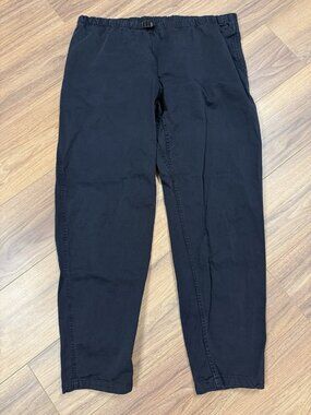 Vintage Gramicci Pants Mens 2XL Black Hiking Climbing Belted